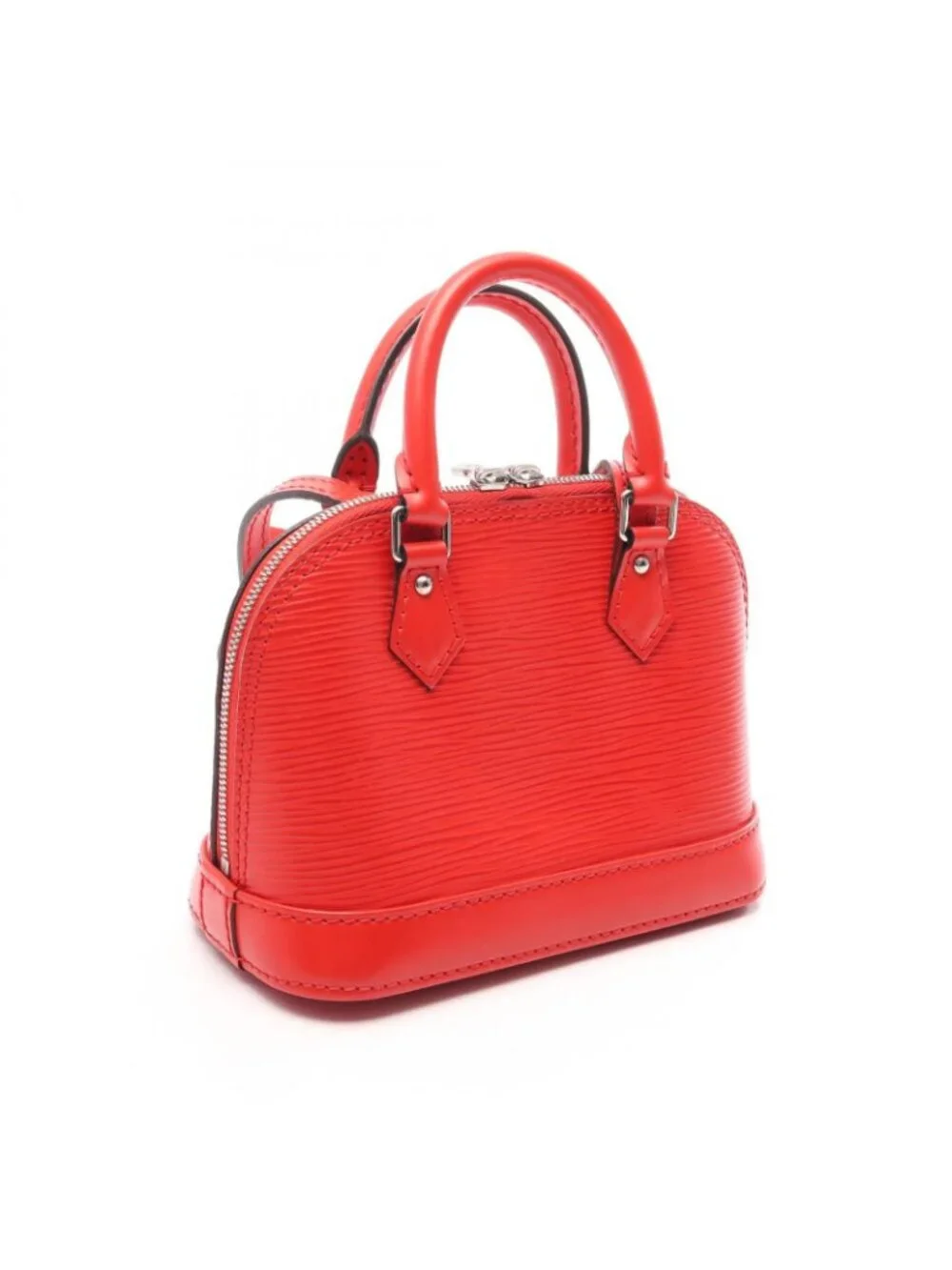 Louis Vuitton Shoulder Bag Nano Alma Epi Coquelicot 2-Way Leather